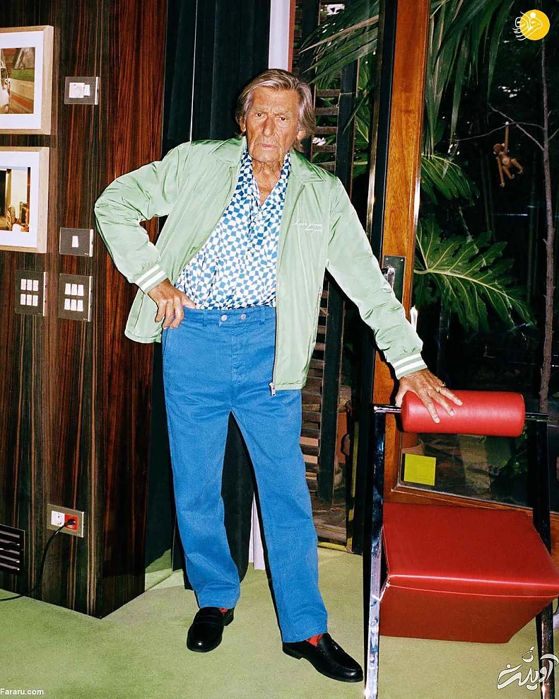 تصاویر - پدربزرگ 90 ساله مدل شد؛ پادشاه اسپانیا!